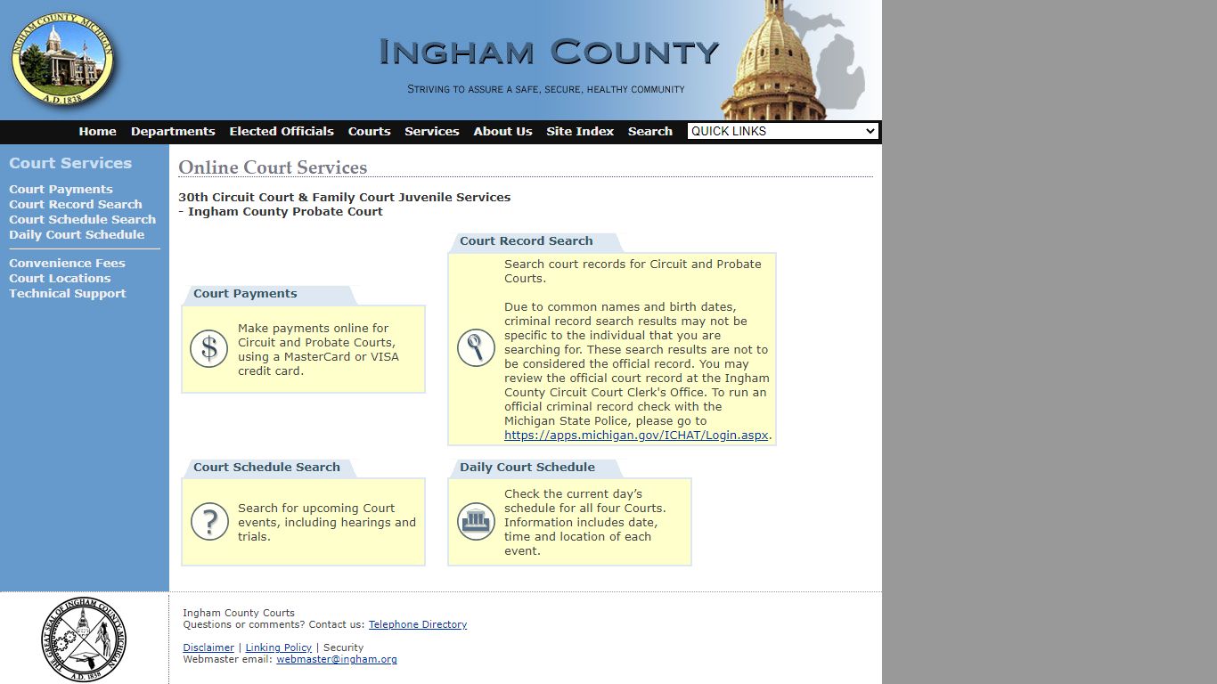 Ingham County Court Services